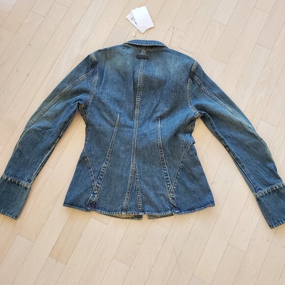 HELMUT LANG ! Denim Bustier Shirt ( US/4) - Picture 10 of 13